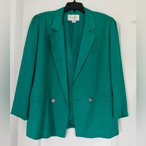 Chaus Green Women's Blazer